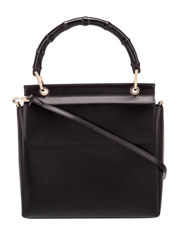 Gucci Handle Bags Leather Top Bag Vintage