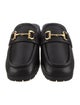Gucci Horsebit Accent Leather Mules