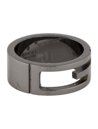 Gucci 'G' Cut Out Band Ring