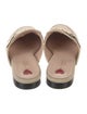 Gucci Web Accent Canvas Mules