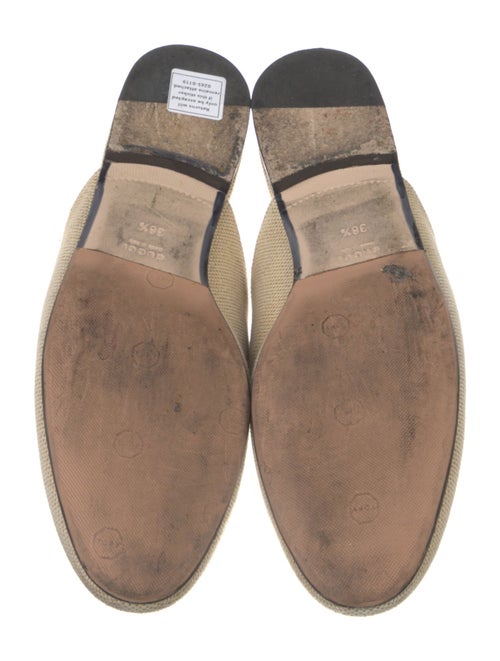 Gucci Web Accent Canvas Mules