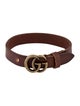 Gucci Double G Leather Wrap Bracelet