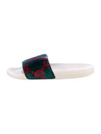 Gucci Terry Cloth Printed Slides