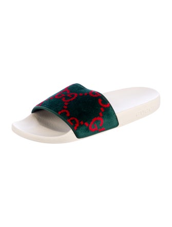 Gucci Terry Cloth Printed Slides