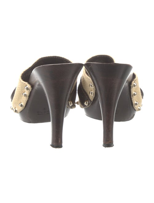 Gucci Hasler Horsebit Accent Slides