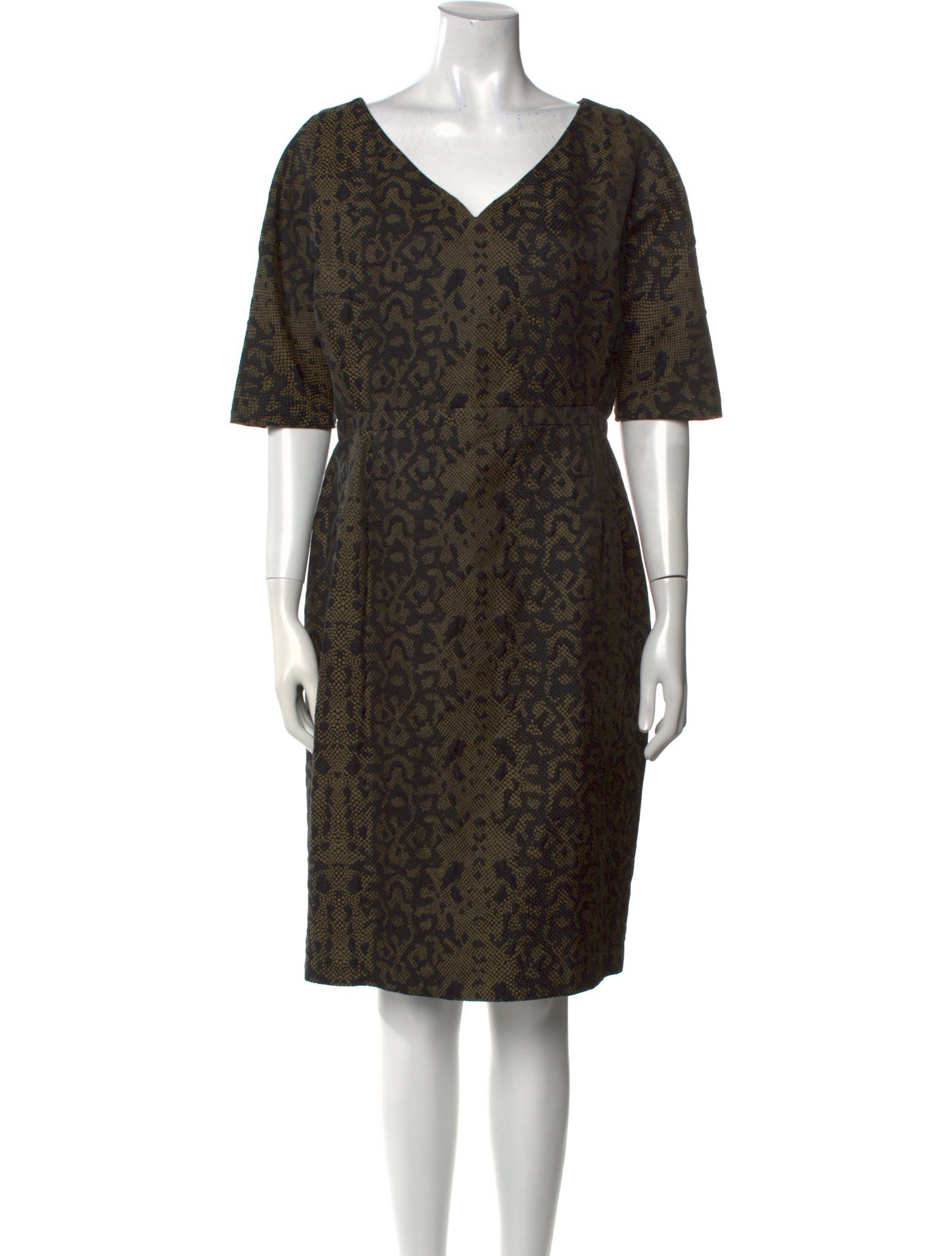 Gucci Printed Midi Length Dress