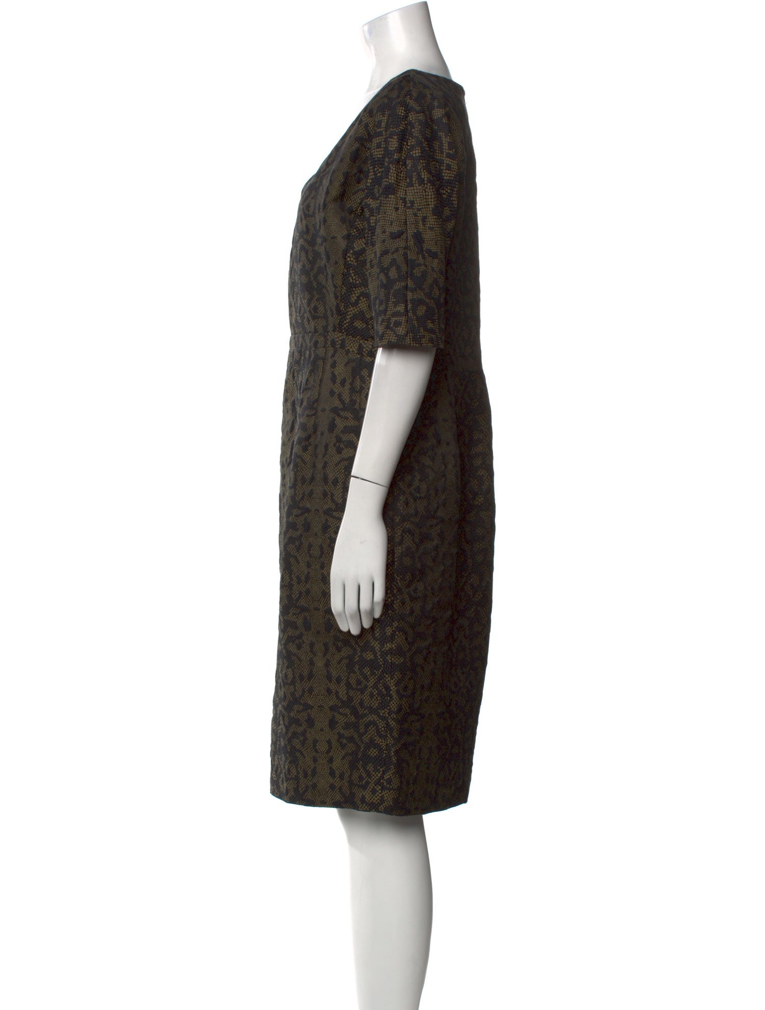 Gucci Printed Midi Length Dress