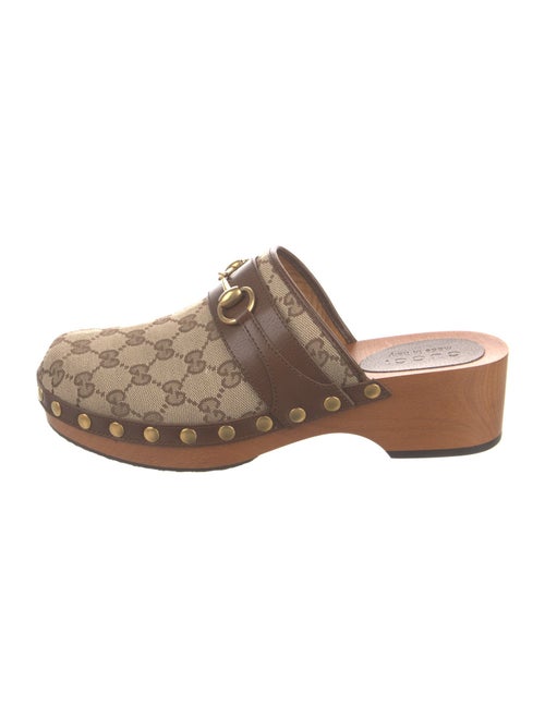 Gucci GG Canvas Canvas Mules