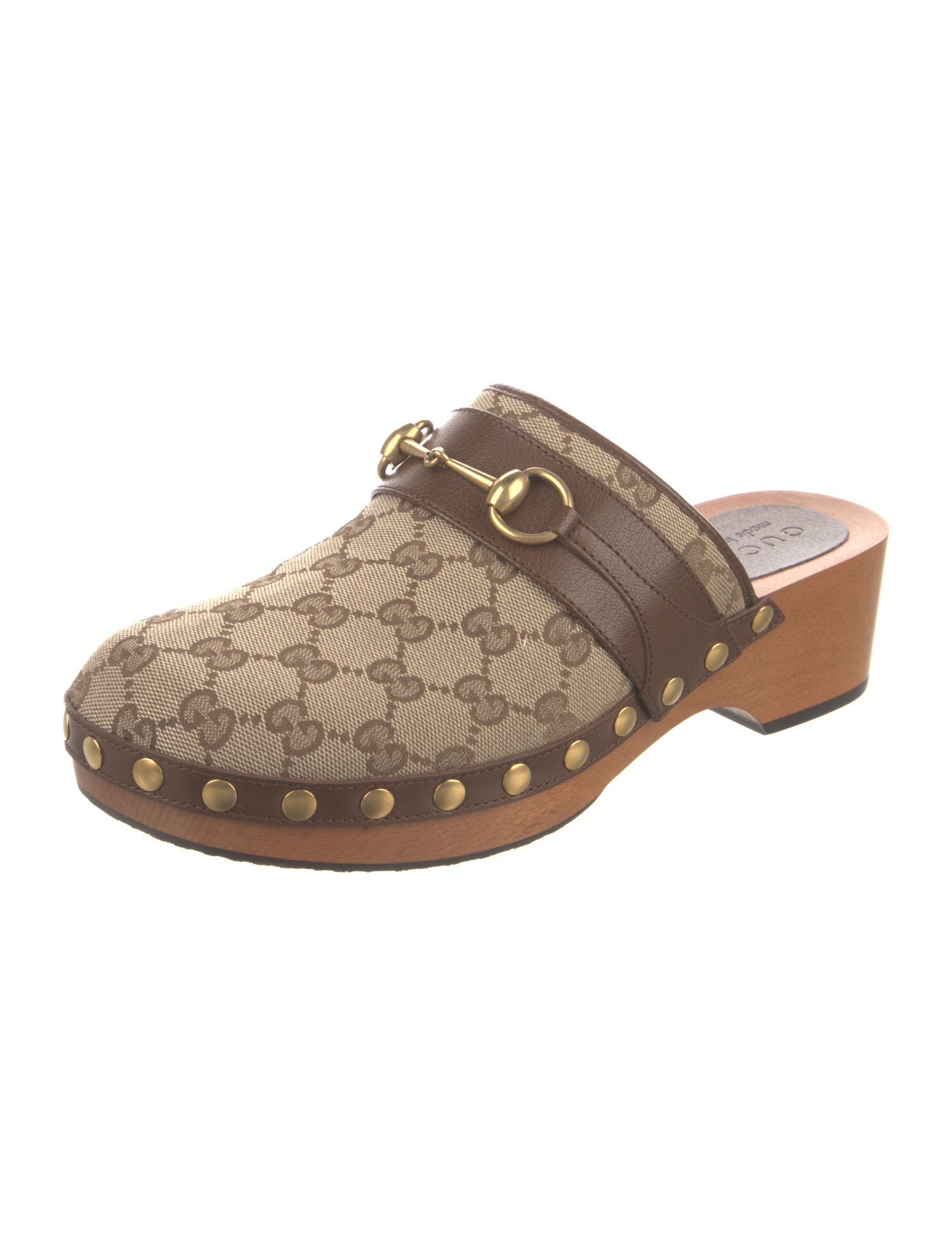 Gucci GG Canvas Canvas Mules