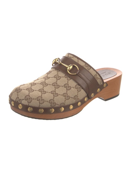 Gucci GG Canvas Canvas Mules