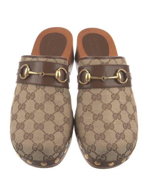 Gucci GG Canvas Canvas Mules