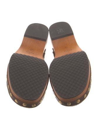 Gucci GG Canvas Canvas Mules