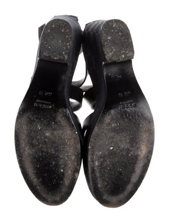 Gucci GG Canvas Leather Espadrilles