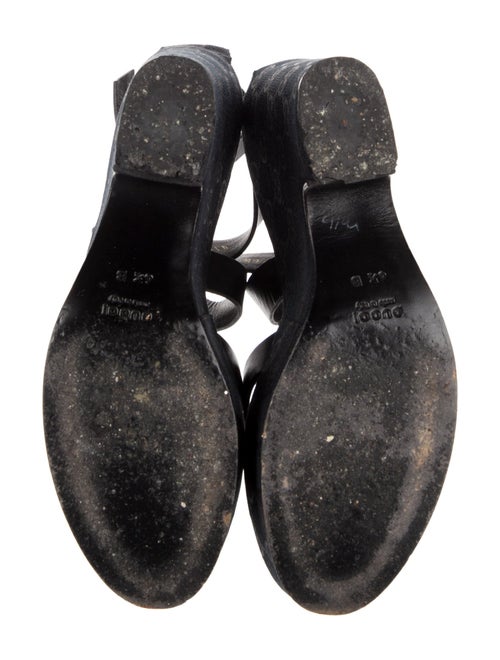 Gucci GG Canvas Leather Espadrilles