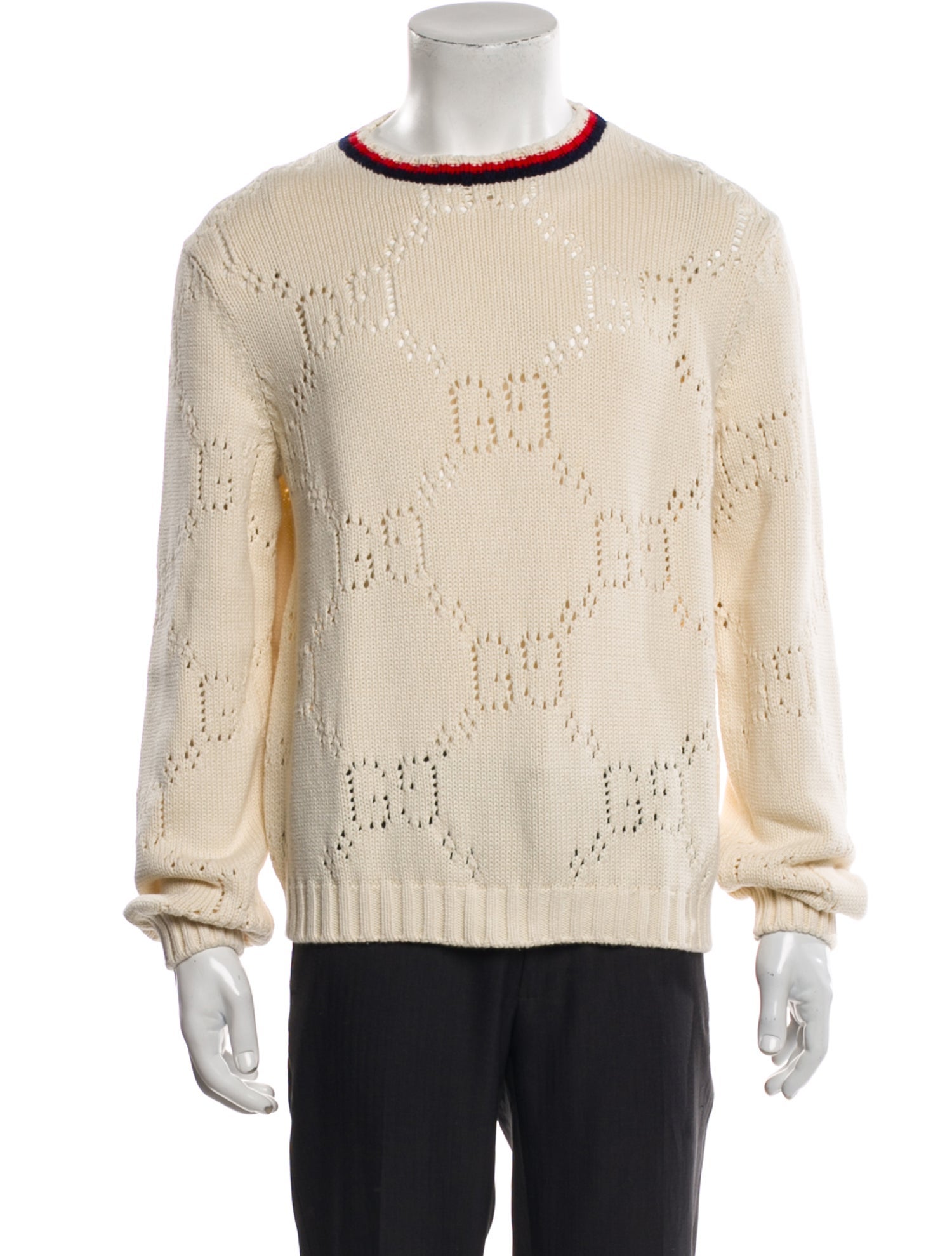 Gucci GG Logo Crew Neck Pullover