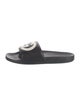 Gucci Interlocking G Logo Leather Slides