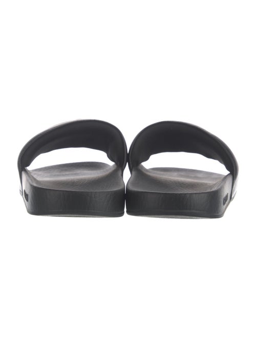 Gucci Interlocking G Logo Leather Slides