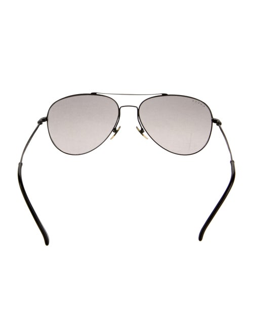 Gucci Web Accent Aviator Sunglasses