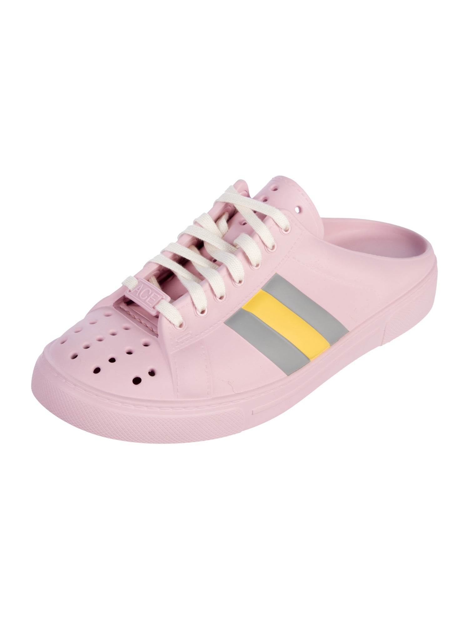 Gucci Ace Web Accent Mules