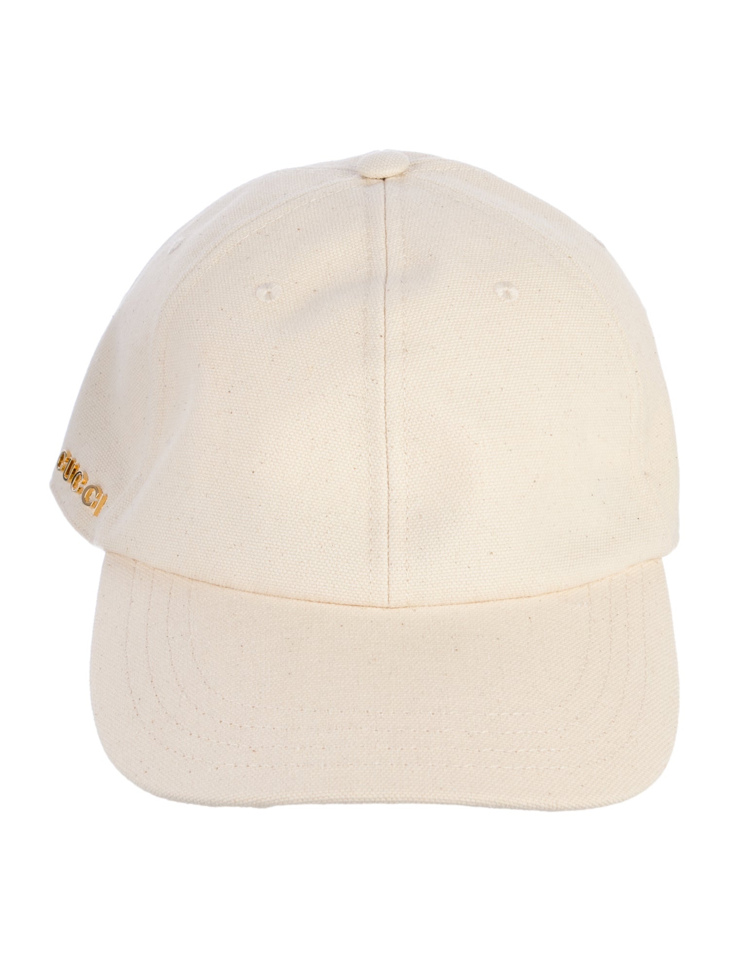 Gucci Solid Canvas Baseball Cap