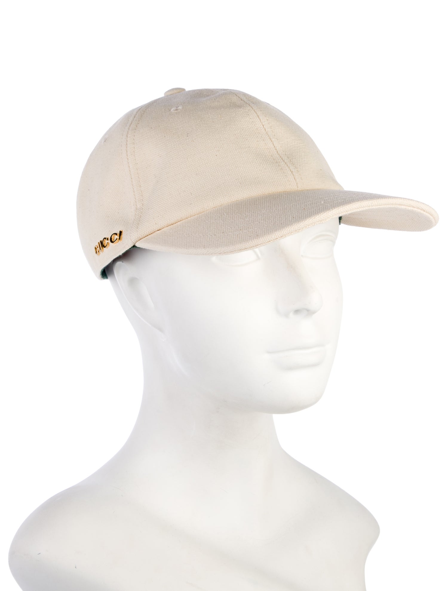 Gucci Solid Canvas Baseball Cap