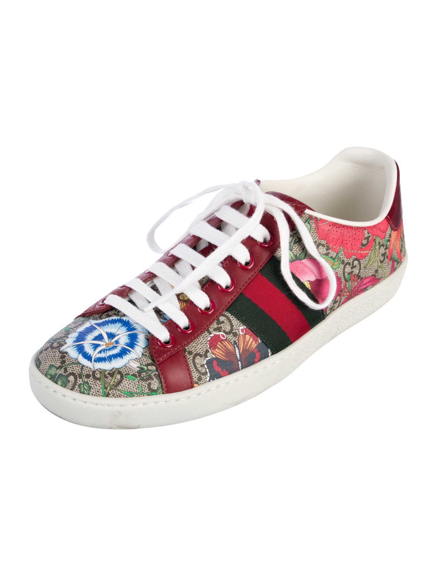 Gucci Flora Print Sneakers