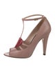 Gucci Leather T-Strap Pumps