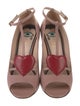 Gucci Leather T-Strap Pumps