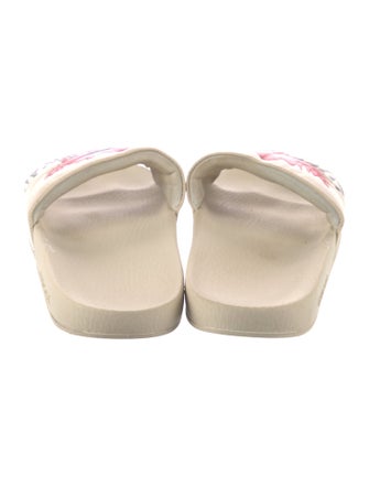 Gucci Leather Printed Slides