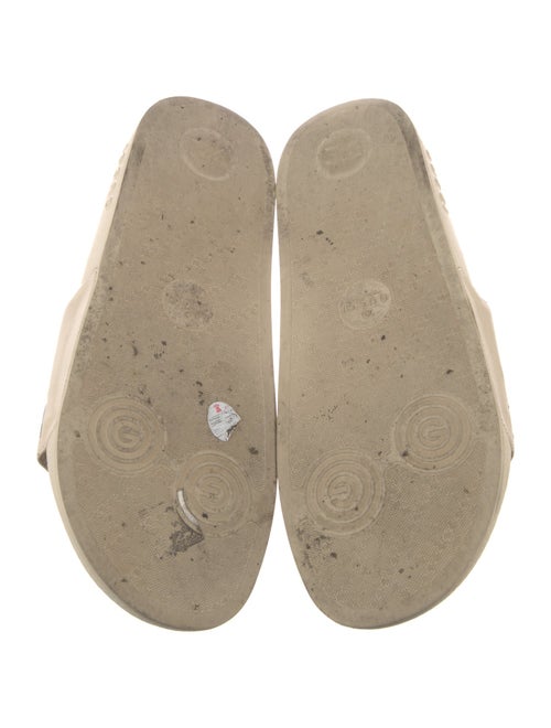 Gucci Leather Printed Slides
