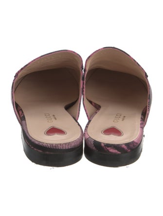 Gucci 1955 Horsebit Accent Satin Mules