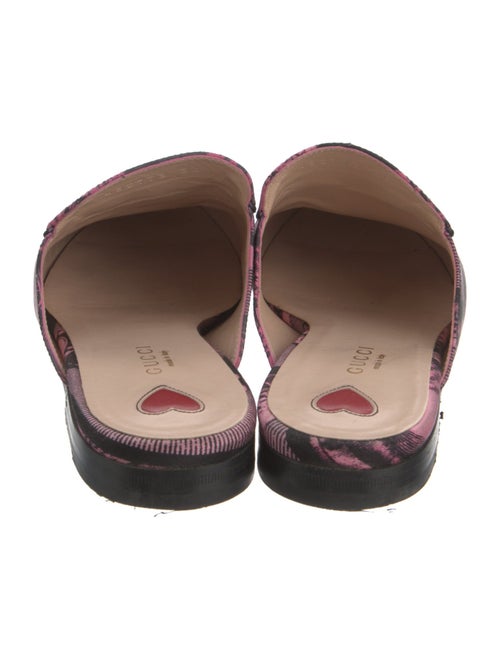 Gucci 1955 Horsebit Accent Satin Mules