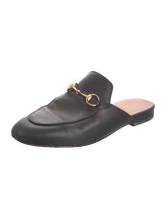 Gucci 1955 Horsebit Accent Leather Mules