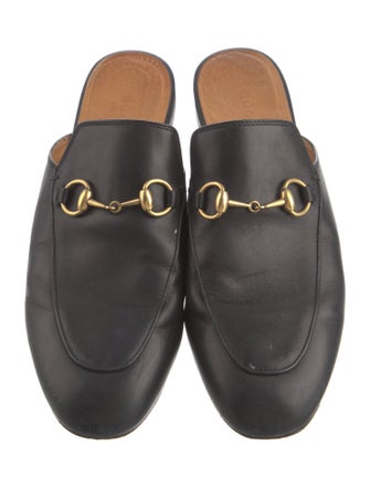 Gucci 1955 Horsebit Accent Leather Mules