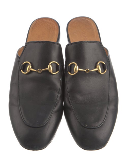 Gucci 1955 Horsebit Accent Leather Mules