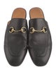 Gucci 1955 Horsebit Accent Leather Mules