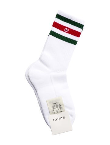 Gucci Sizes 7-16 Web Double G Long Socks