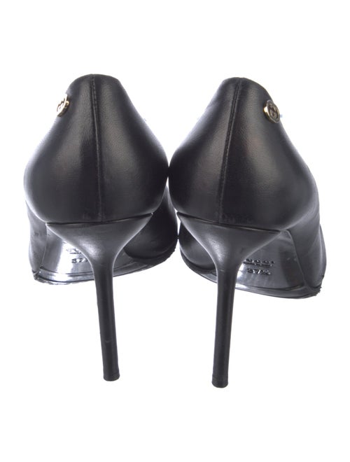 Gucci Interlocking G Logo Leather Pumps