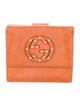 Gucci Double Hook Interlocking G Logo French Purse
