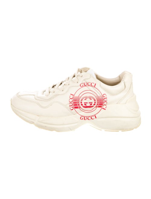Gucci Leather Printed Sneakers