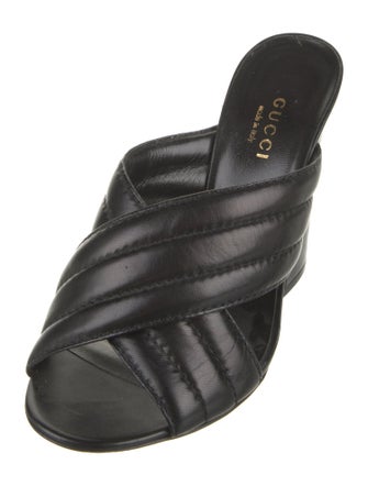 Gucci Leather Slides