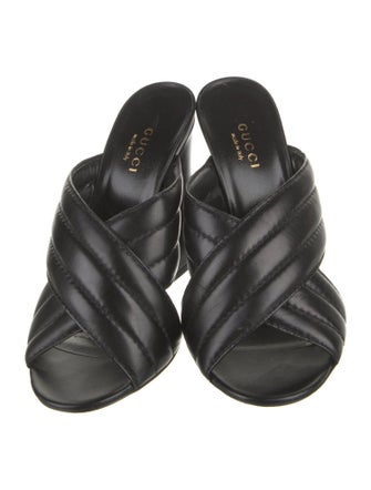 Gucci Leather Slides