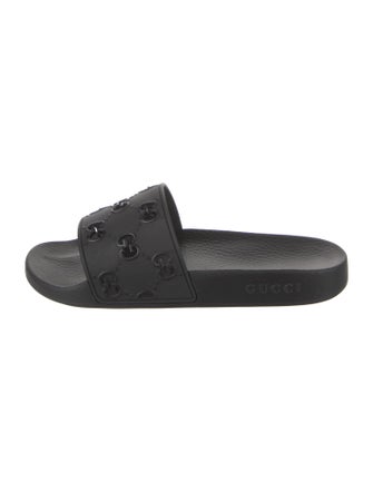 Gucci GG Signature Rubber Slides