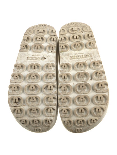 Gucci Interlocking G Logo Rubber Slides