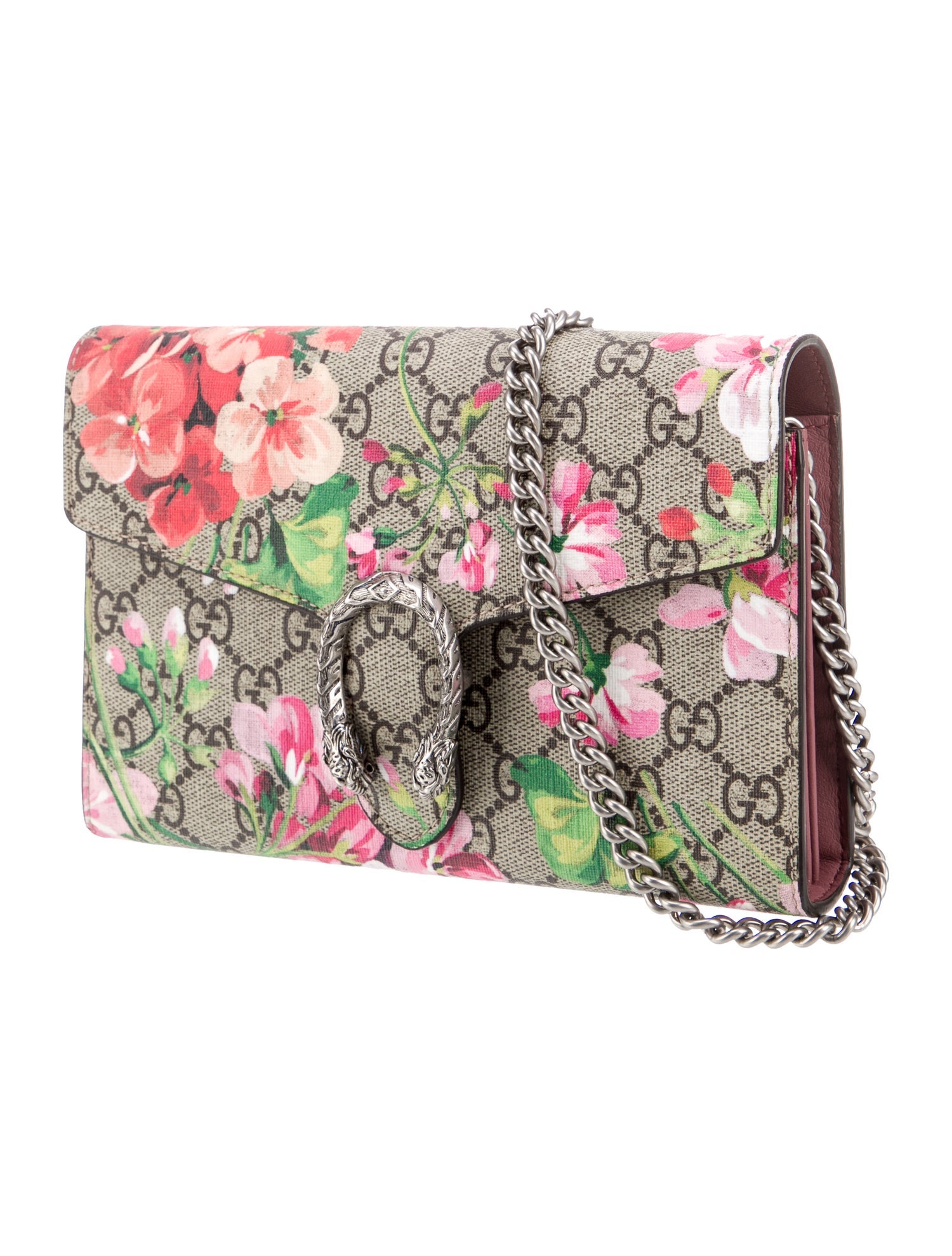 Blooms Chain GG Supreme Wallet