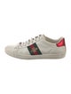 Gucci Web Accent Leather Sneakers