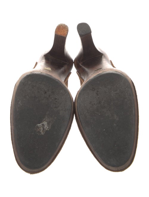 Gucci Horsebit Accent Suede Mules