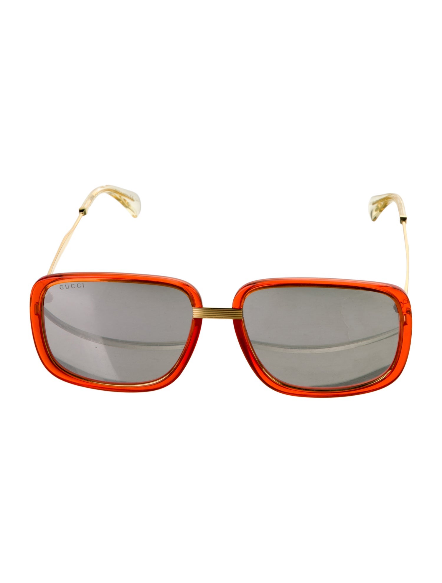 Gucci Square Mirrored Sunglasses