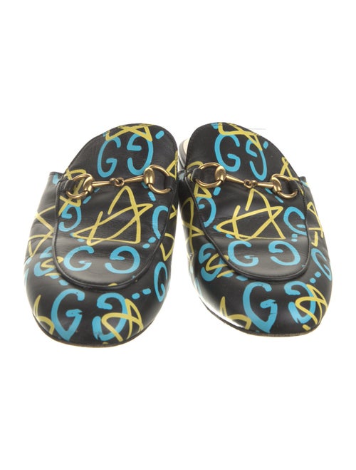 Gucci Horsebit Accent Leather Mules