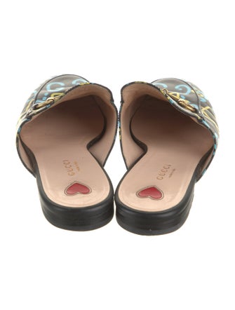 Gucci Horsebit Accent Leather Mules